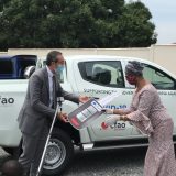 CFAO Group donated 2 Mitsubishi pick-up trucks to Ghana COVID-19 Fund